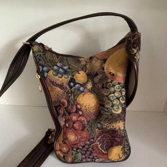 Vintage brocade purse backpack 2 in 1 - Picture 5 of 16